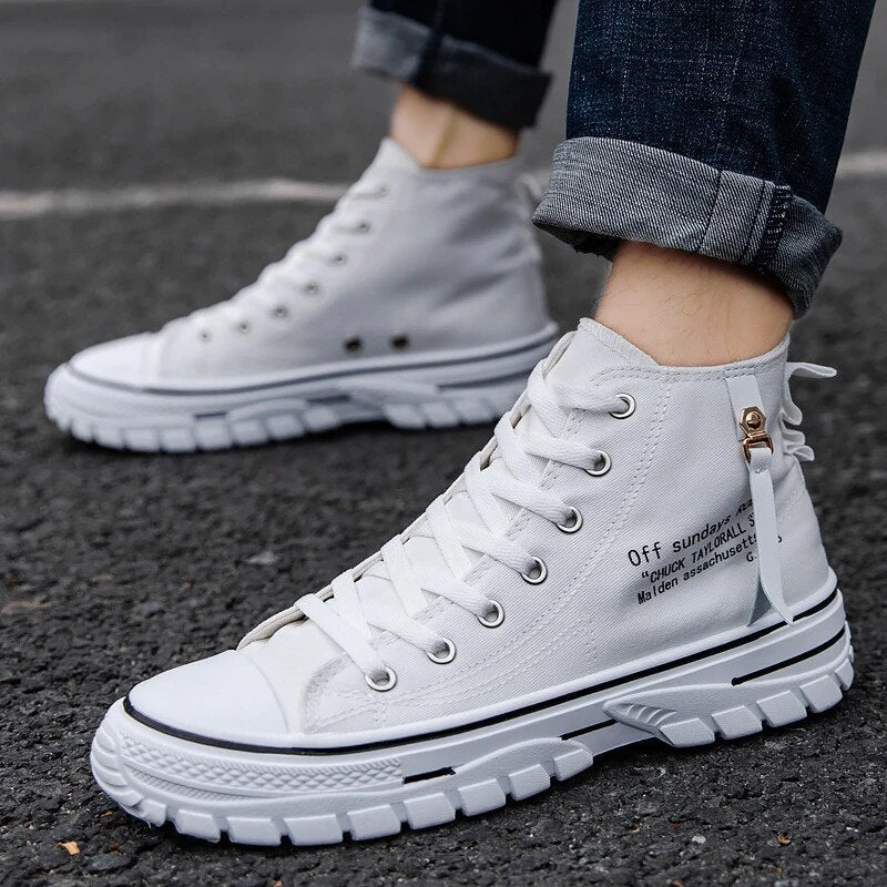 Vulcanize Canvas Shoes High Top Sneakers