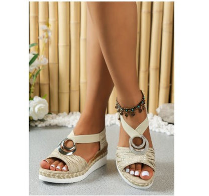 Summer Rome Wedge Beach Sandals