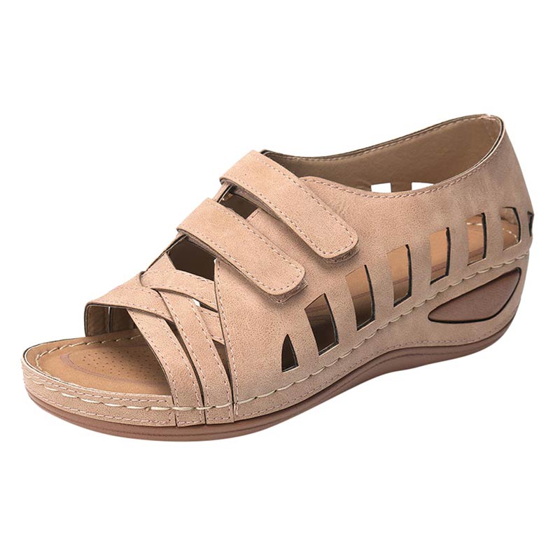 Women's Wedge Leather Sandals