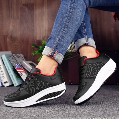 Women's swing platform sneakers