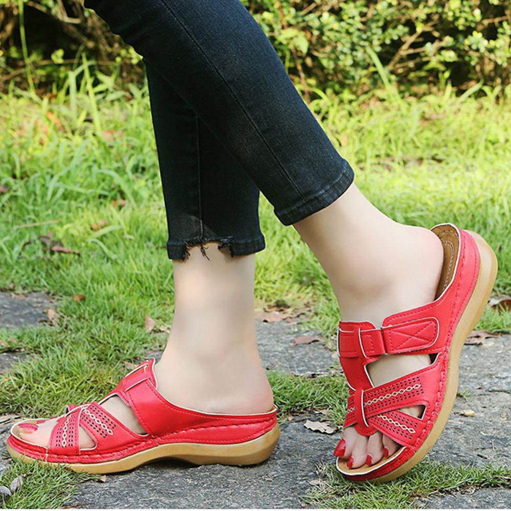 Leather Soft Soled Sandals