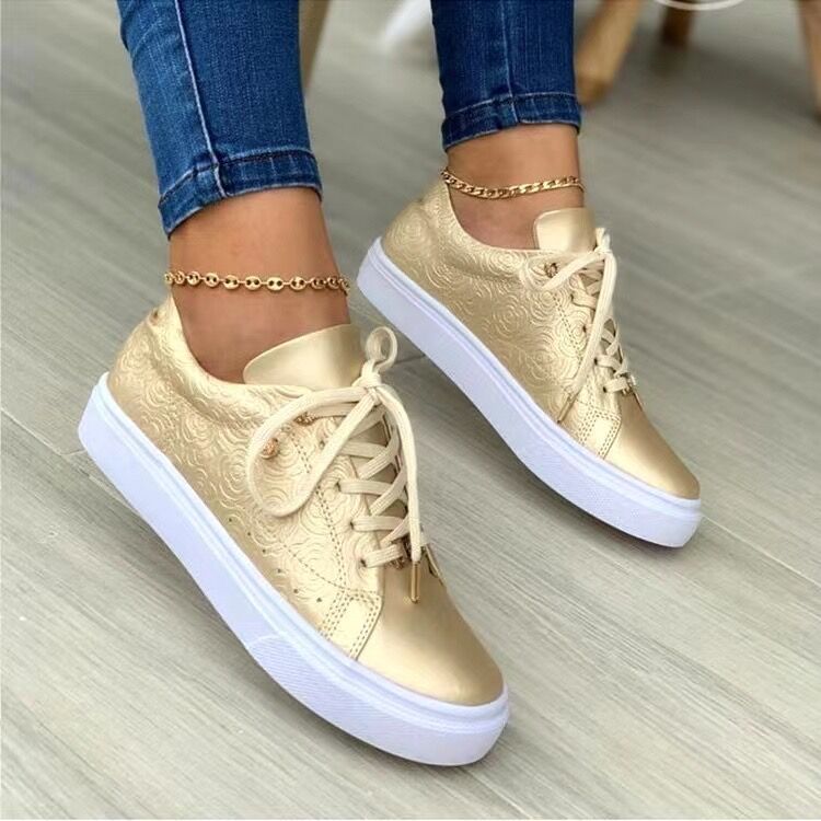 Women Platform Sports Flat Sneakers