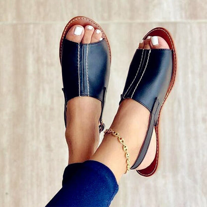 Comfy Platform Flat Sole Sandals