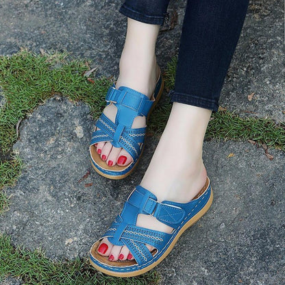 Leather Soft Soled Sandals