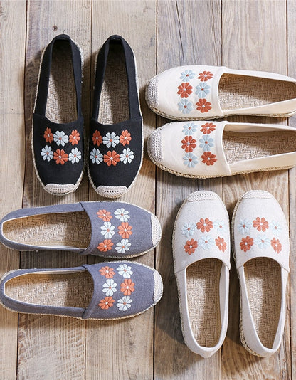 Embroided Doll Shoes for Women