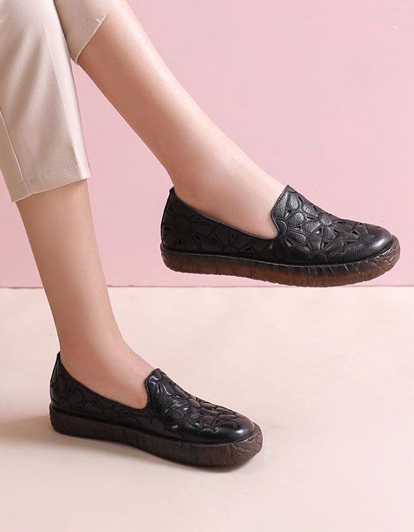 Leather Comfortable Flat Shoes