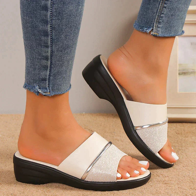 Women Sandals Low Heels Summer Shoes