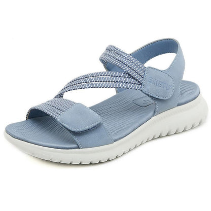 Womens Flat Solid Colour Sandals