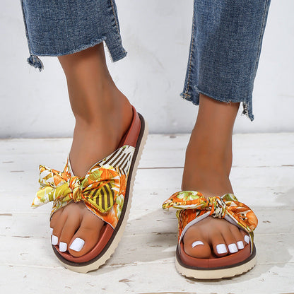 Womens Floral Print Sandals