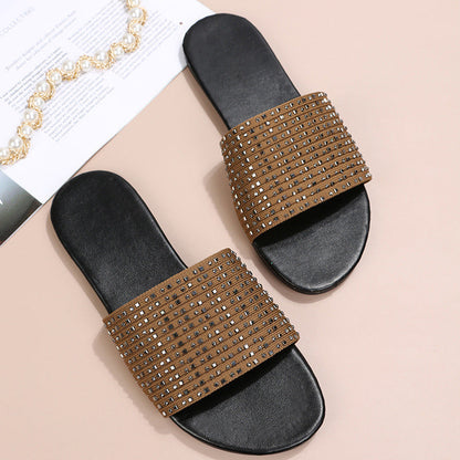 Casual sequin summer slippers