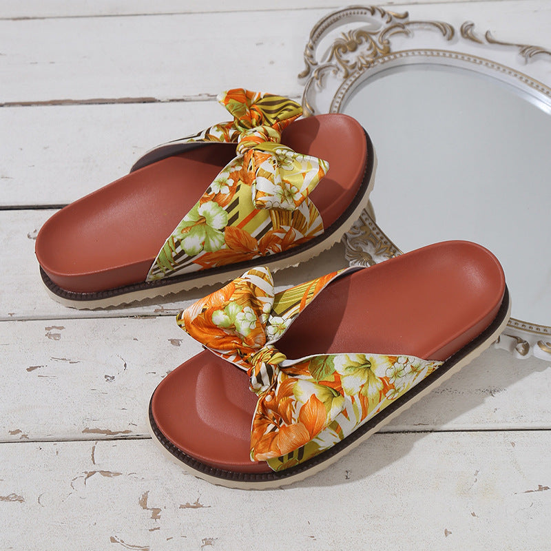 Womens Floral Print Sandals