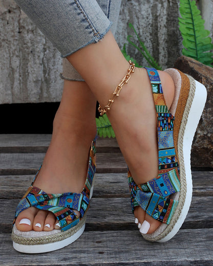 Womens Summer Wedge Sandals