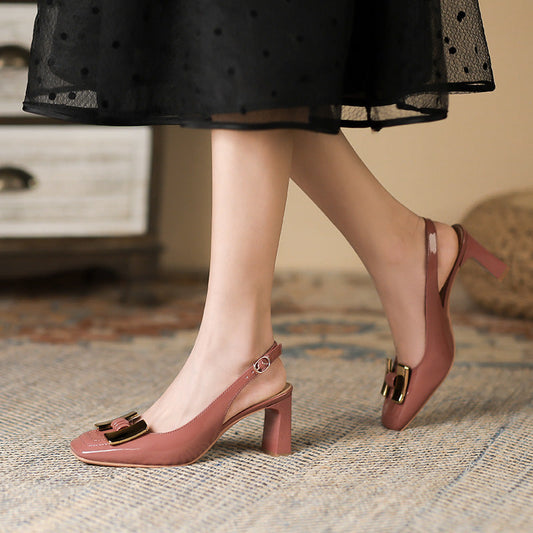 Elegant slingback heels