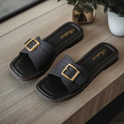 Square sandals for women