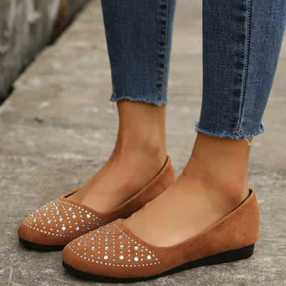 Frosted textured diamond flats