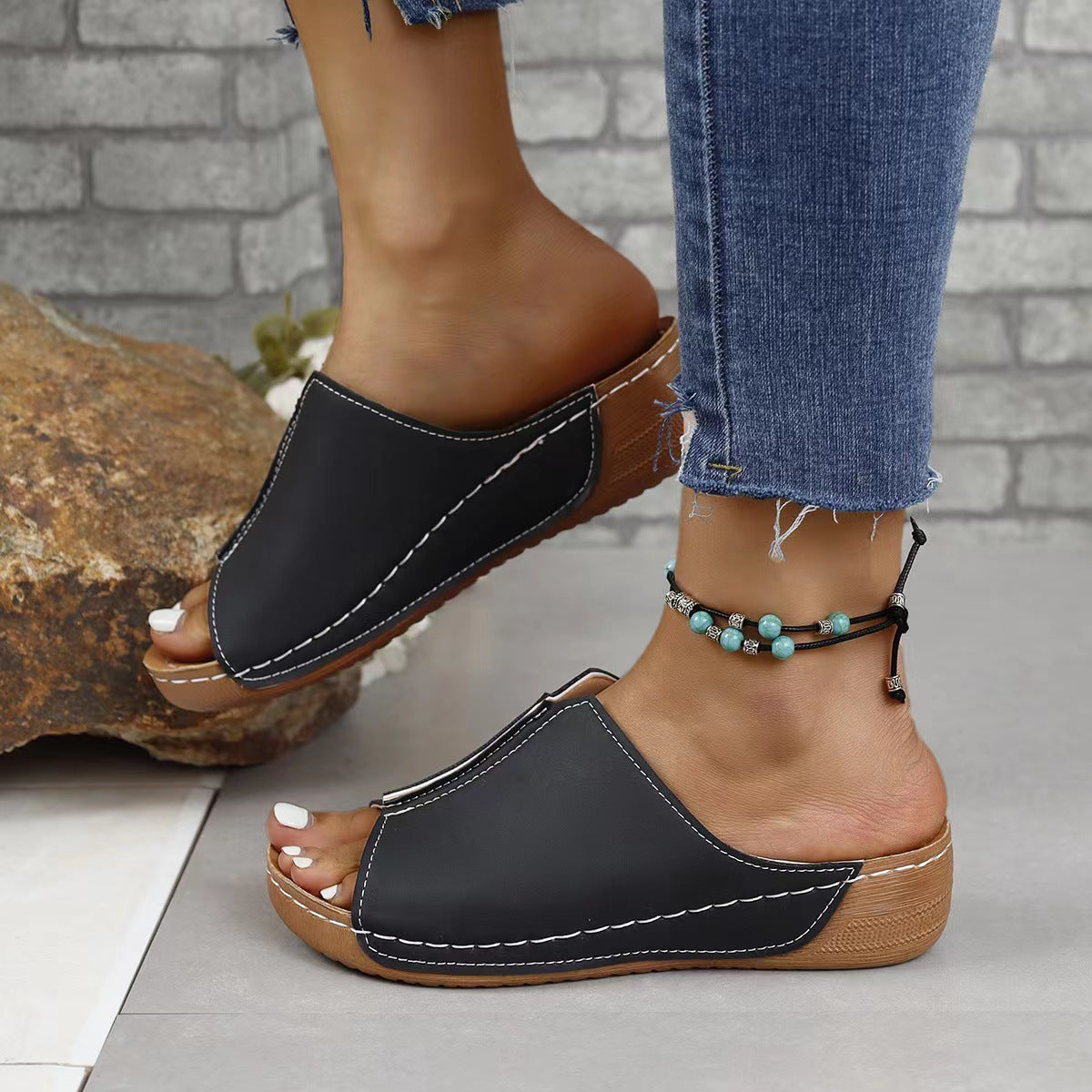 Vacation Wedge Sandals