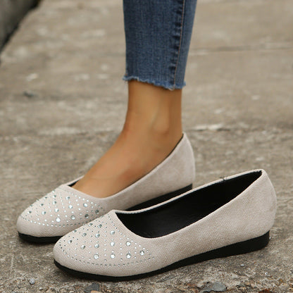 Frosted textured diamond flats