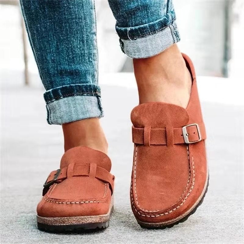 Cross-border new sandals women's closed toe belt