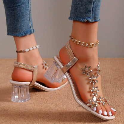 Rhinestone Stiletto Heels