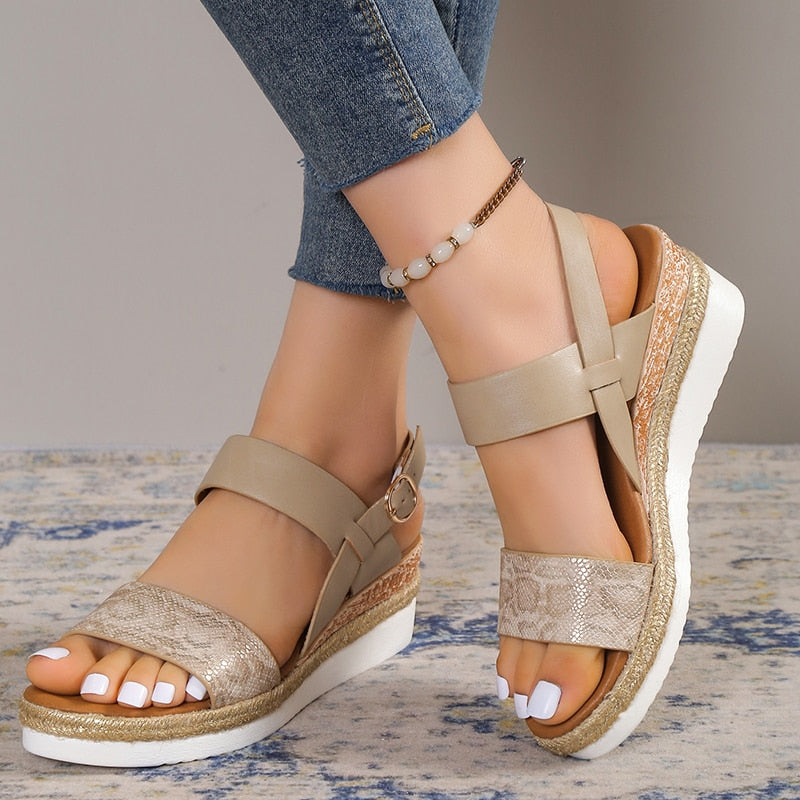 Women Wedge Comfort Platform Sandals