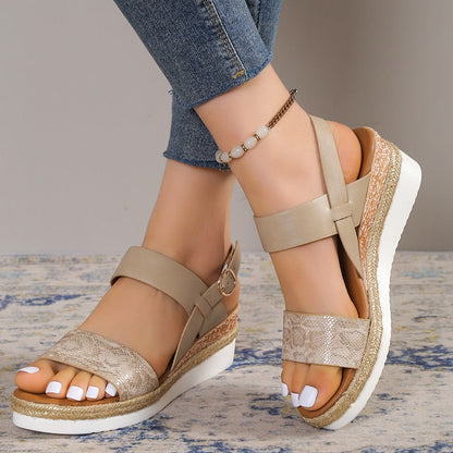 Women Wedge Comfort Platform Sandals