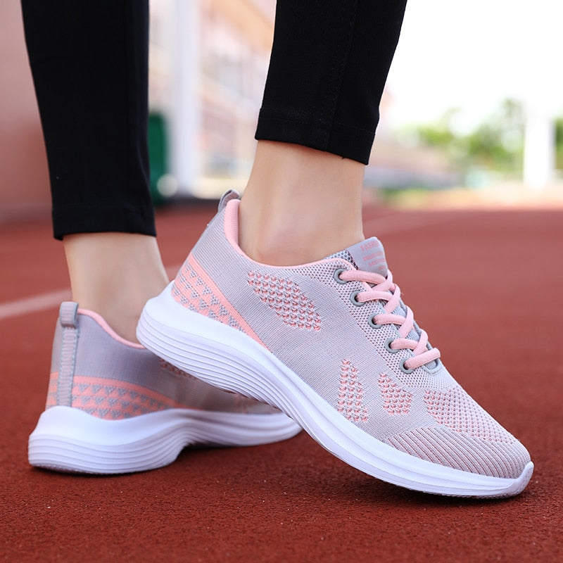 Womens Soft Comfortable Mesh Sneakers