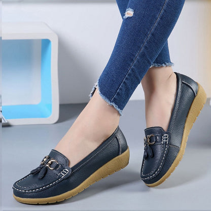 Classic Leather Loafers Casual Slip-On