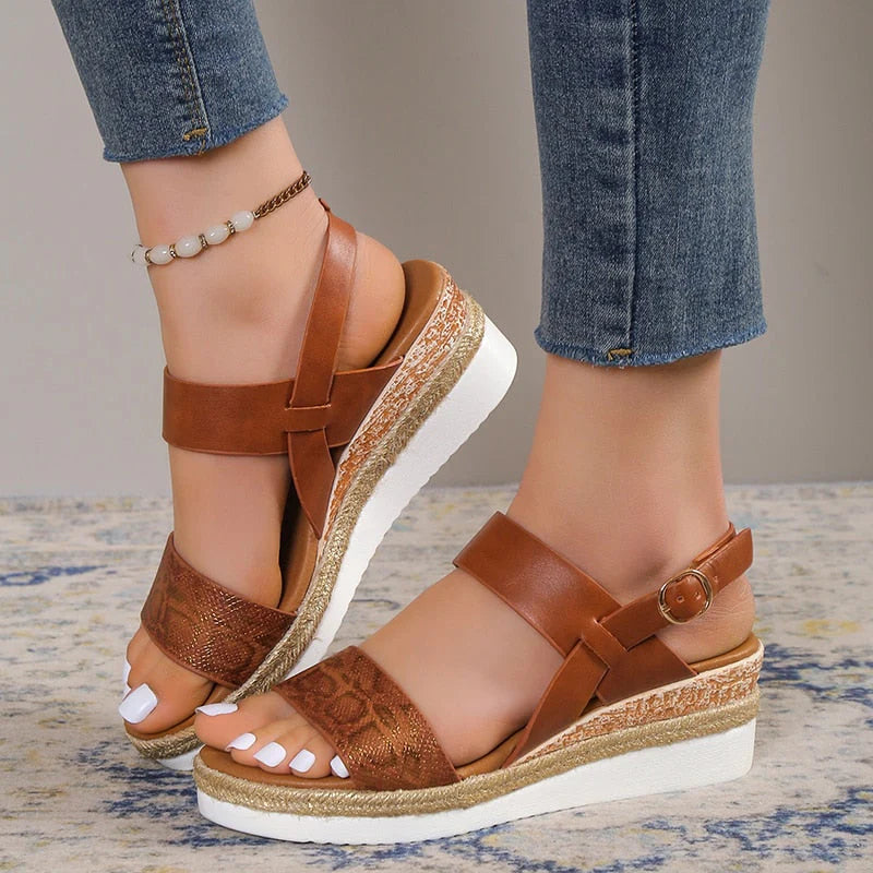 Women's Ankle Strap Wedge Sandals