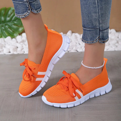 Women Mesh Platform Sock Sneakers