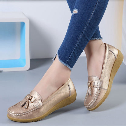 Classic Leather Loafers Casual Slip-On