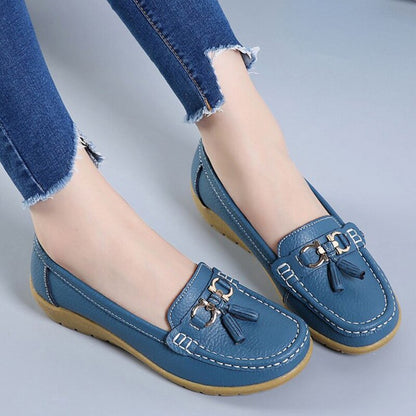 Classic Leather Loafers Casual Slip-On