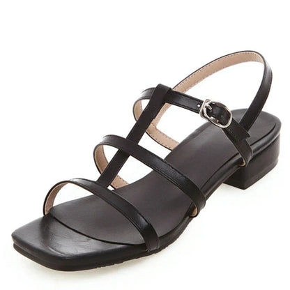 Low Heels Belts Above Casual Sandals