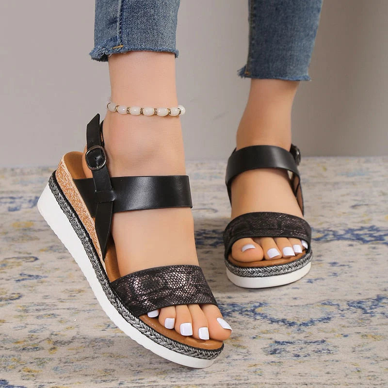 Women's Ankle Strap Wedge Sandals