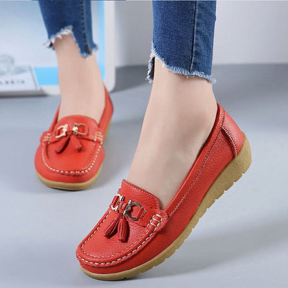 Classic Leather Loafers Casual Slip-On