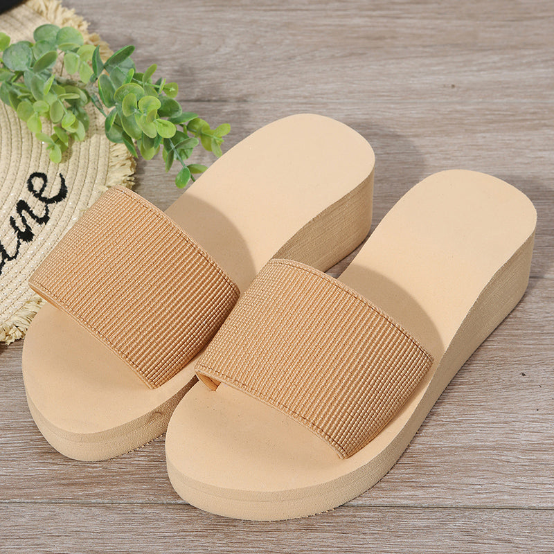 Knitted Wedge Sandals for Women