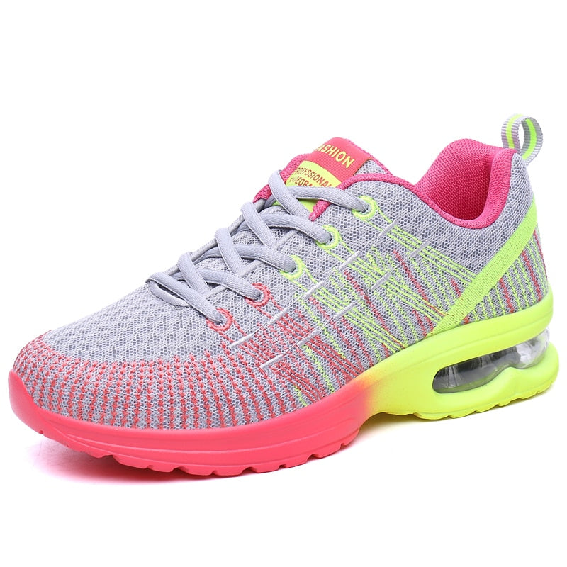 Women's Mesh Round Toe Sneakers