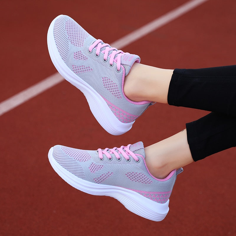 Womens Soft Comfortable Mesh Sneakers