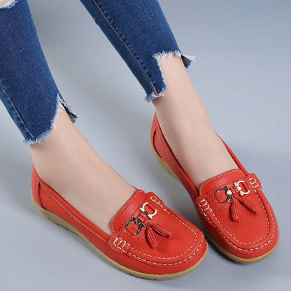 Classic Leather Loafers Casual Slip-On