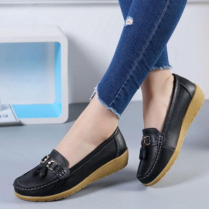 Classic Leather Loafers Casual Slip-On