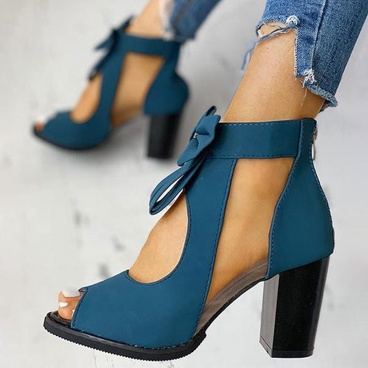 Womens Square High Heels