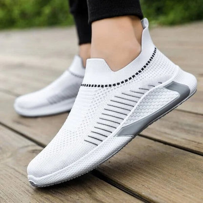 Breathable Man Sneakers Slip On Loafer Shoe