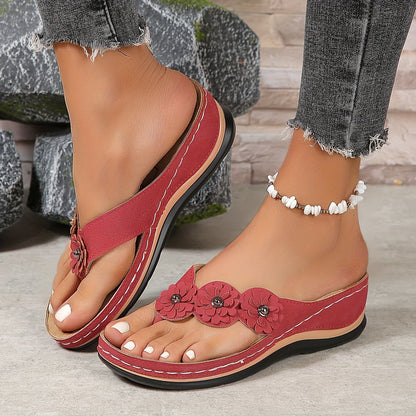 Orthopedic soft soled sandals