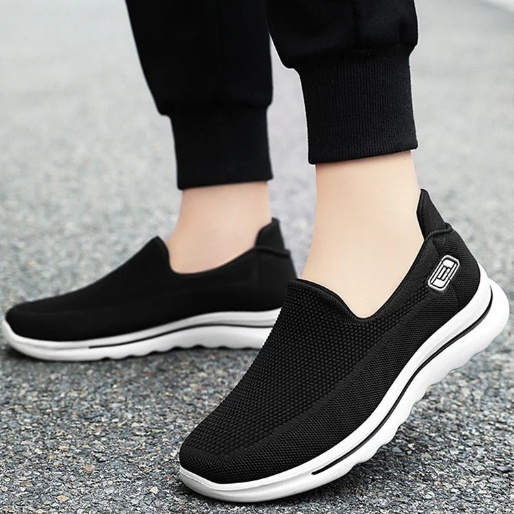 Womens Slip On Sneakers Gym Shoes