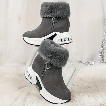 Cozy Wedge Booties