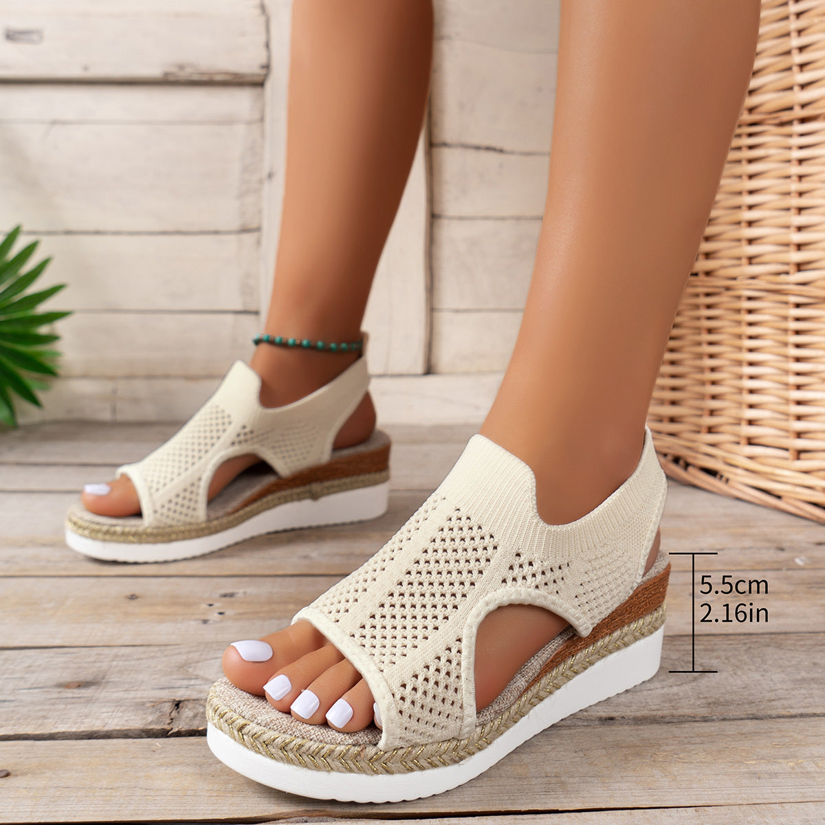 Hollow Wedges Sandals