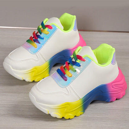 Female Platform Wedge Sneakers