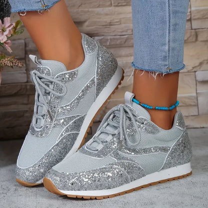 Sequined Sneakers for Women