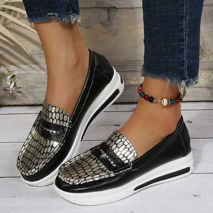 Womens Casual Leather Loafers