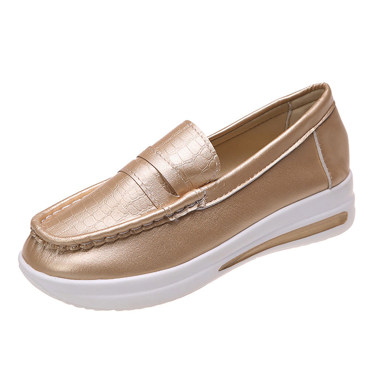 Womens Casual Leather Loafers