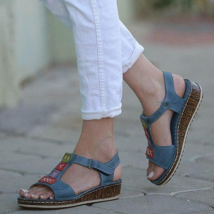 Women's Casual Open Toe Wedge Sandals